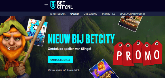 Speel Slingo nu ook bij BetCity.nl