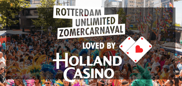 Zomercarnaval Rotterdam nieuwe hoofdsponsor Holland Casino
